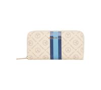 Carlo Colucci - Portefeuille à rayures contrastées - Femme - Accessoires - Beige - Taille: ONE Size