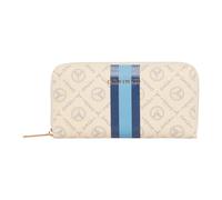 Carlo Colucci - Portefeuille à rayures contrastées - Femme - Accessoires - Beige - Taille: ONE Size
