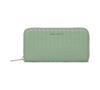 Carlo Colucci - Portefeuille aspect tressé - Femme - Accessoires - Vert - Taille: ONE Size