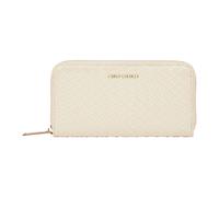 Carlo Colucci - Portefeuille Style Tressé - Femme - Accessoires - Beige - Taille: ONE Size