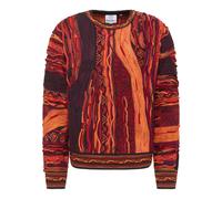 Carlo Colucci - Pull en maille - Homme - Pulls - Orange - Taille: 3XL