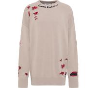 Carlo Colucci - Pull Oversize - Homme - Pulls - Beige - Taille: S
