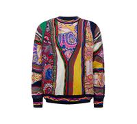 Carlo Colucci - Pull en Tricot Coloré Deluggi - Homme - Pulls - Multicolore - Taille: XL