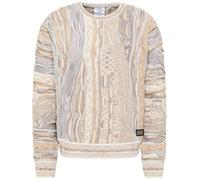 Carlo Colucci Pull-over 'Di Palo' beige / ivoire / blanc naturel, Taille XXXL