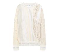 Carlo Colucci - Pull Tricot Oversize - Femme - Pulls - Blanc - Taille: 38 FR