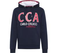 Carlo Colucci Sweat-shirt ' D'Amante ' bleu marine / rose / blanc, Taille S