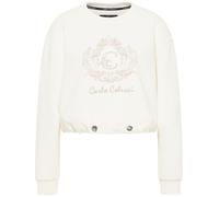 Carlo Colucci Sweat-shirt ' De Bacco ' beige / blanc, Taille L