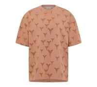 Carlo Colucci T-Shirt 'Fasan' marron / noisette, Taille L