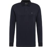 Carlo Colucci T-Shirt 'Corneanu' bleu nuit / gris clair, Taille XXL