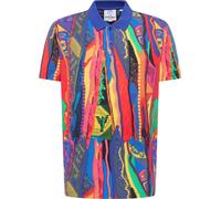 Carlo Colucci - Polo avec impression tricotée - Homme - Tops - Multicolore - Taille: M