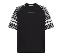 Carlo Colucci - T-shirt Oversize X Mosaic Legacy - Homme - Tops - Noir - Taille: L