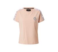 Carlo Colucci T-shirt rose pastel / blanc, Taille XL