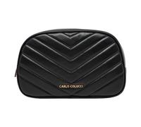 Carlo Colucci - Trousse matelassée - Femme - Sacs - Noir - Taille: ONE Size
