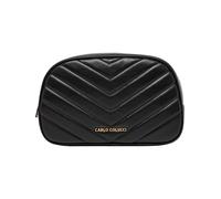 Carlo Colucci - Trousse matelassée - Femme - Sacs - Noir - Taille: ONE Size