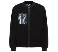 Carlo Colucci Veste en polaire 'Espositello' noir / blanc, Taille L