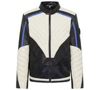 Carlo Colucci Veste mi-saison 'Depian' bleu / noir / blanc naturel, Taille L