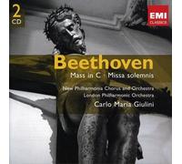 CARLO MARIA GIULINI - MISSA SOLEMNIS/MESSE C-DUR 2CD CHOR KLASSIK NEUF BEETHOVEN