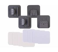 Carlo Milano 12 accessoires de montage pour barrière de sécurité pour escaliers TSS-85 - gris