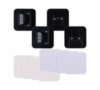 Carlo Milano 12 accessoires de montage pour barrière de sécurité pour escaliers TSS-85 - noir