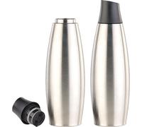 Carlo Milano 2 bouteilles isothermes design 650 ml en acier inoxydable