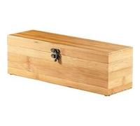 : 2 coffrets à bouteille en bambou