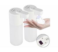 : 2 distributeurs de savon-mousse sans fil 500 ml avec capteur infrarouge