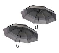 2 parapluies automatiques XXL résistants au Vent [Carlo Milano]