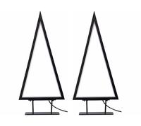 Carlo Milano 2 sapins de Noël design lumineux USB - 70 cm