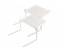 Carlo Milano 2 tablettes de lit pliables coloris blanc