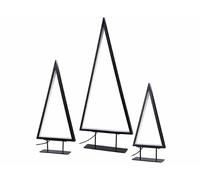 3 sapins de Noël design lumineux USB - 36/46 / 70 cm [Carlo Milano]