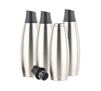 Carlo Milano 4 bouteilles isothermes design 650 ml en acier inoxydable