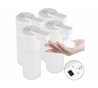 Carlo Milano 4 distributeurs de savon-mousse sans fil 500 ml avec capteur infrarouge