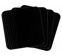 Carlo Milano 4 patchs antidérapants pour tapis lavables - coloris noir