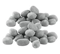 Carlo Milano 48 pierres décoratives grises pour cheminée au bioéthanol - Gris