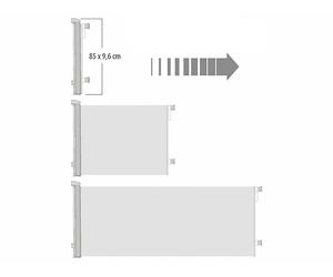 Carlo Milano Barrière de sécurité extensible 3 m pour escaliers TSS-85 - coloris gris