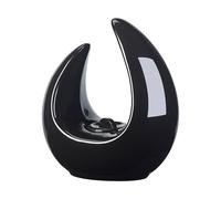 Carlo Milano Brûleur de table décoratif au bioéthanol, 53 ml, noir