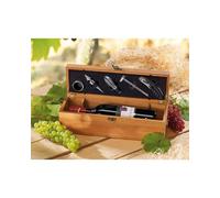 Carlo Milano Coffret à Bouteille en Bambou