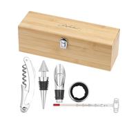 Carlo Milano Coffret à bouteille en bambou