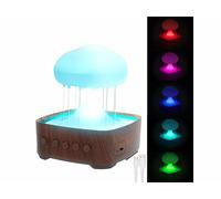 Carlo Milano Humidificateur d'air avec sons de la nature et LED couleur changeante 250 ml