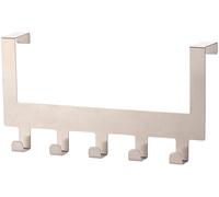 Carlo Milano Patère de porte à 5 crochets - pour porte jusqu'à 4,5 cm d'épaisseur