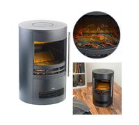 Carlo Milano Poêle électrique 2000 W Mojave avec effet flamme 3D