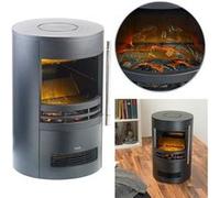 Carlo Milano : Poêle électrique 2000 W Mojave avec effet flamme 3D G