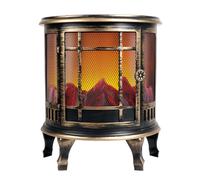 Carlo Milano Poêle électrique décoratif à piles de 35,5 cm