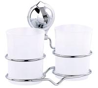 Carlo Milano Support mural avec gobelets et fixation ventouse