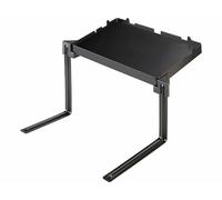 Carlo Milano Support de table : plateau de lit pliable 34 x 22 cm, charge maximale 3 kg, noir (table pliante, table de chevet, câble de charge iPhone)