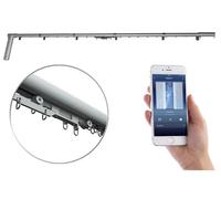 Carlo Milano Tringle à rideau motorisée et connectée compatible avec Amazon Alexa