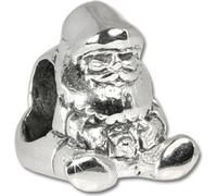 CarloBiagi Bead Charm élément de bijouterie Père Noël 925 argent véritable BBS319