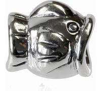 CarloBiagi Bead Charm élément de bijouterie poisson 925 argent véritable BBS092