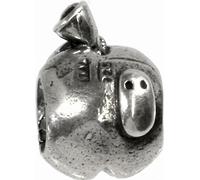 CarloBiagi Bead Charm élément de bijouterie pomme zirconium 925 argent véritable BBSCZ45C