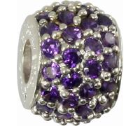CarloBiagi Bead Charm élément de bijouterie zirconium 925 argent véritable BBSCZPS01PR